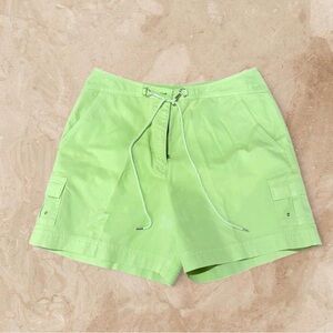 Vintage 90s Lime Green Talbots Shorts Preppy Resort